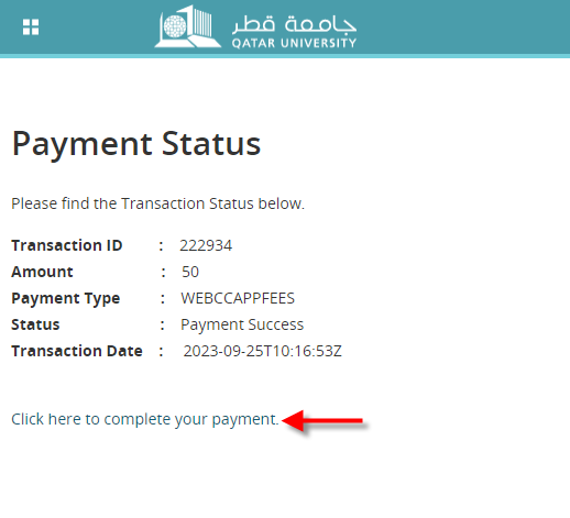 Payment Guideline | Qatar University - Image12