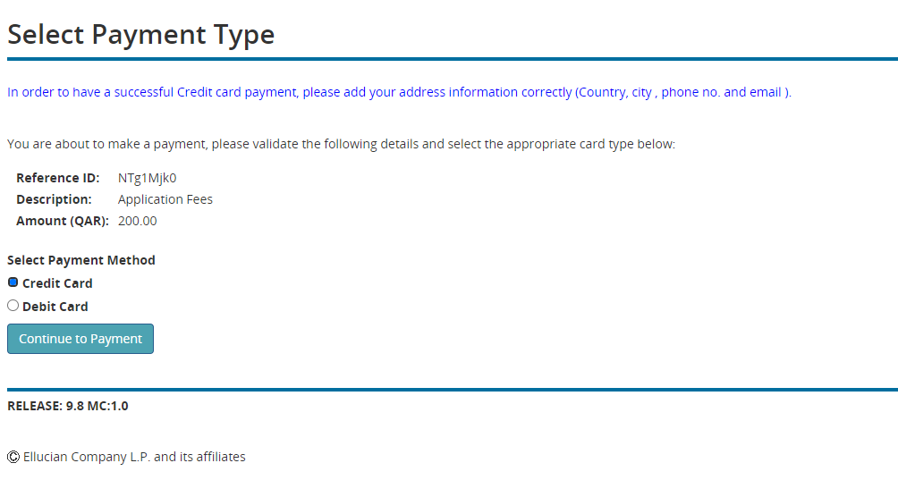 Payment Guideline | Qatar University - Image1